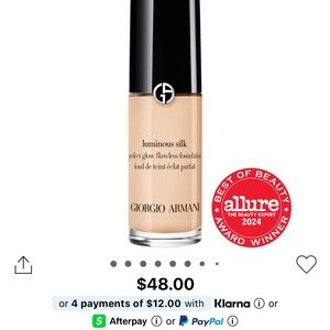 Giorgio Armani Luminous Silk Foundation - Tan